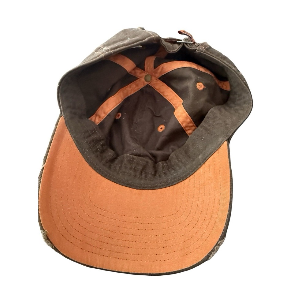 Vintage NIKE Adjustable cap hat brown embroidered distressed gray tag - Picture 2 of 4